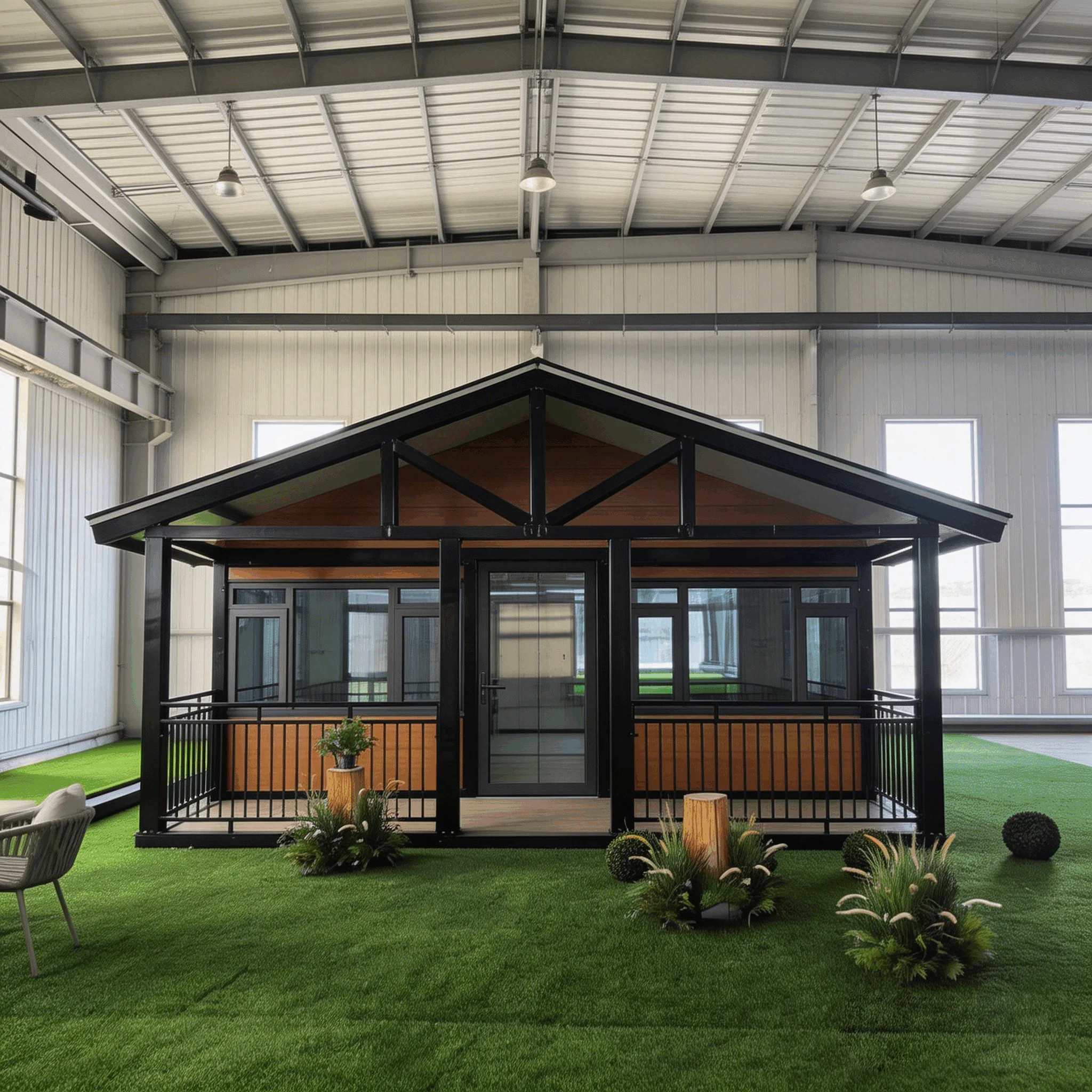 Casa Contenedor Prefabricada Expandible de Lujo, Casa Modular de Doble Ala para Resort, Villa y Vivienda Privada Personalizada, Casa Prefabricada