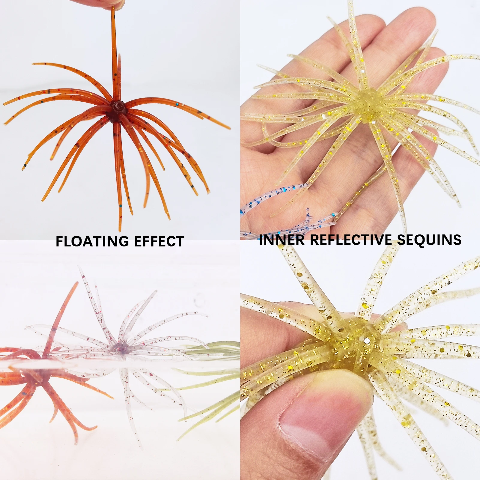 Vinilos flotantes FISHER Erizo de Mar para trucha - imagen 3