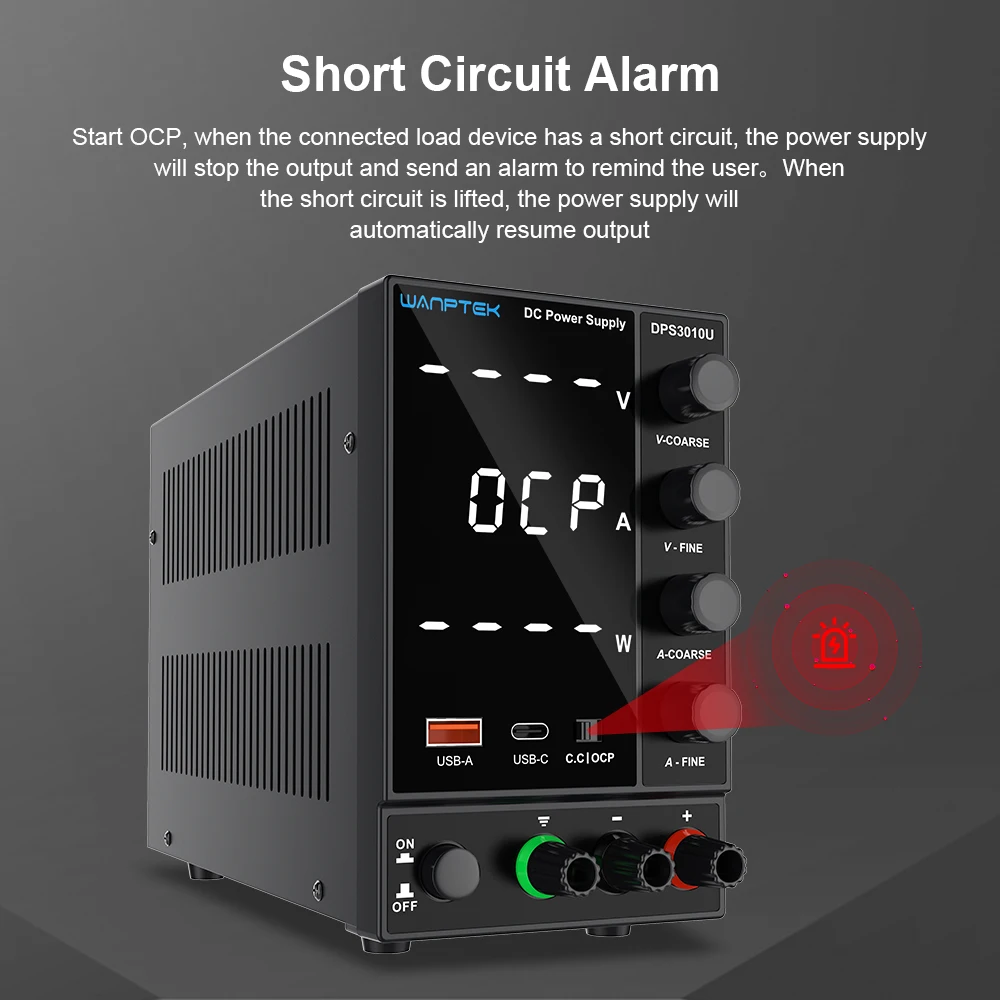 Wanptek Laboratory Power Supply Adjustable 30V 5A 10A 60V 5A 120V 3A   Lab Bench Power Supply for AC 110V 220V DC Power Supply