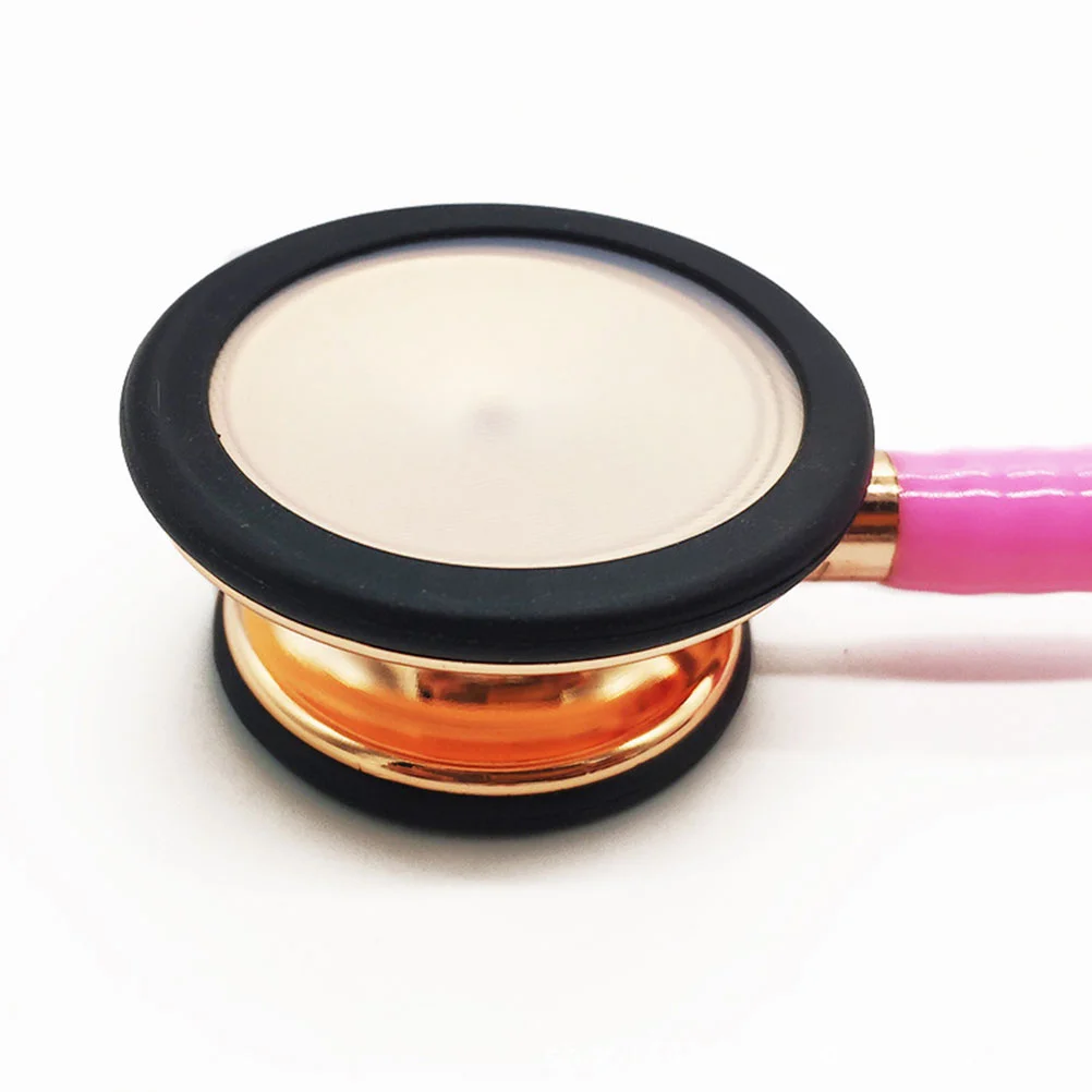 Diaphragm Cardiology Stethoscope Accessories for Replacement Parts Black Pvc Child