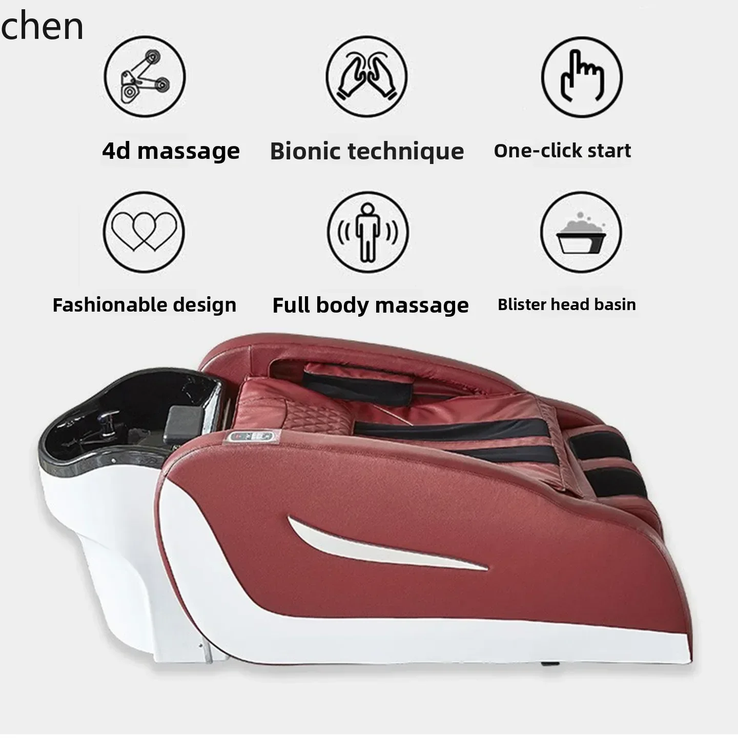 ZML Intelligent Water Circulation Automatic Massage Integrated Shampoo Bed for Hair Salon Use