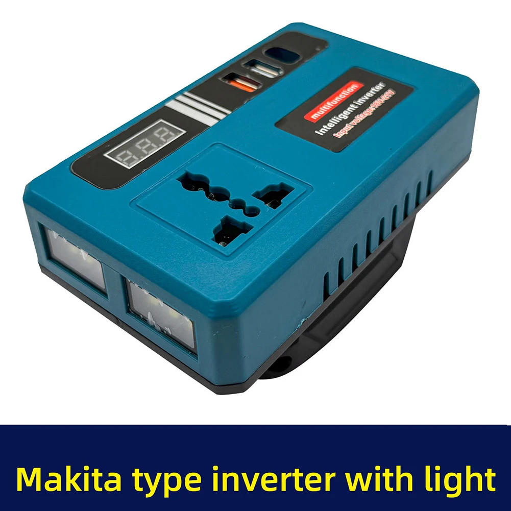 1821V Battery Inverter with USB Port for Power Conversion 21V to 110V 127V 220V Featuring Intelligent Battery Management System
