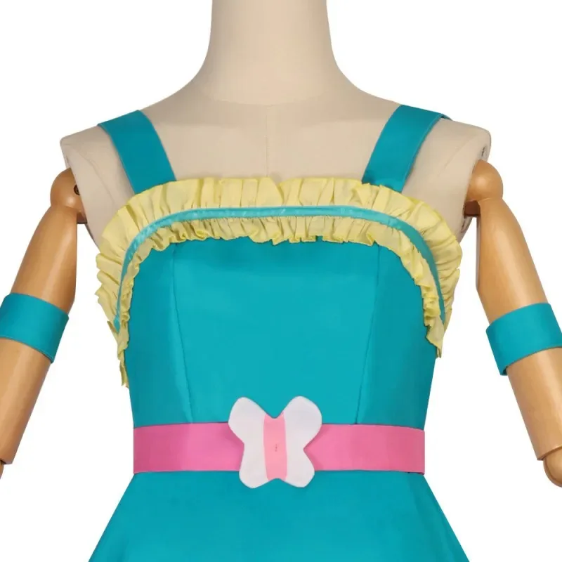 CyEquestria Girls Fluttershy Cosplay Dress And Wigs EG Little Pony Costumes Halloween Carnival Party Fluttershy's Dressing Up - view 5