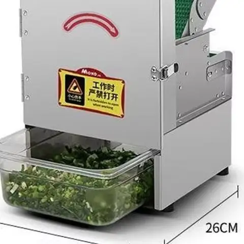 

Electric Welsh Onion Slicer Scallion Chopping Machine Commercial Small Automatic Chili Ring Leek Celery Parsley Minced