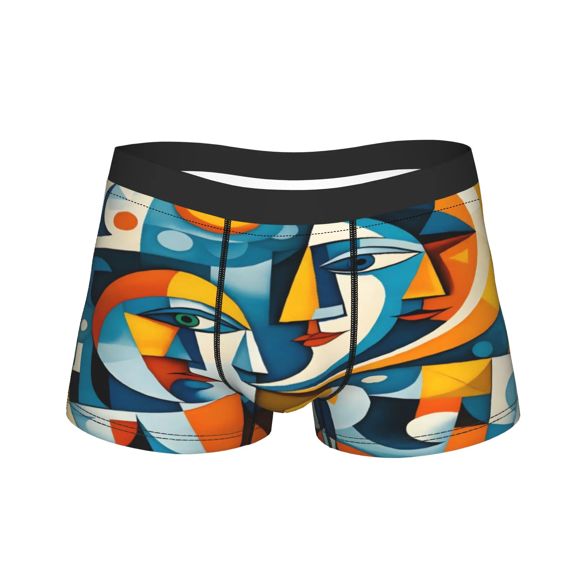 

Мужские трусы-боксеры с изображением картин Пабло Пикассо, удобные, горячая распродажа, индивидуальный дизайн, большие размеры
