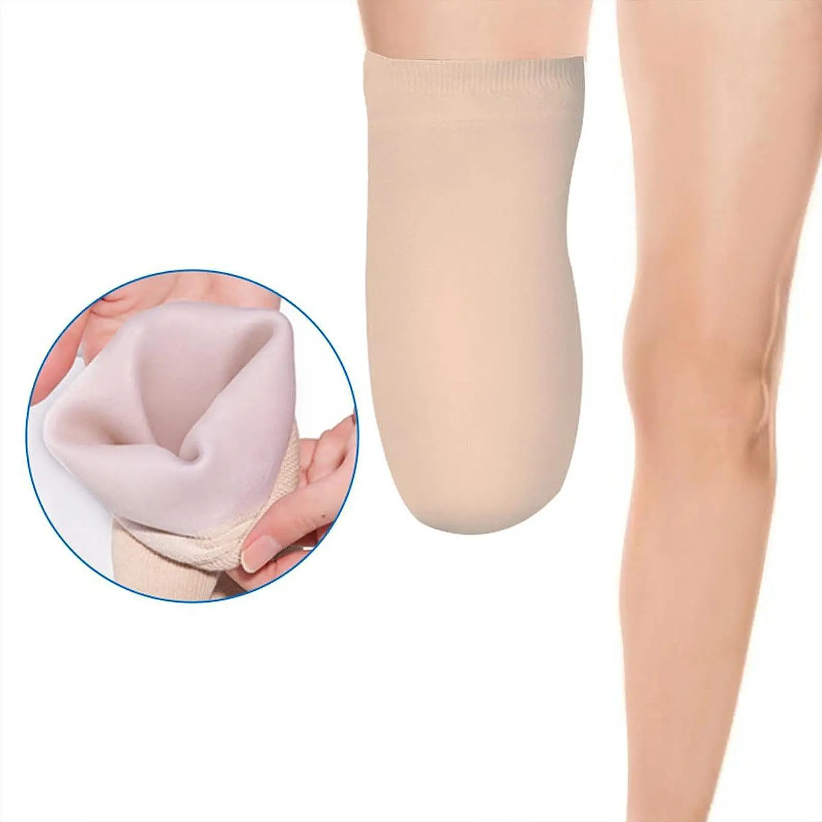 Prosthetic Limb Sock Sweat Absorption Breathable Portable Protect for Men