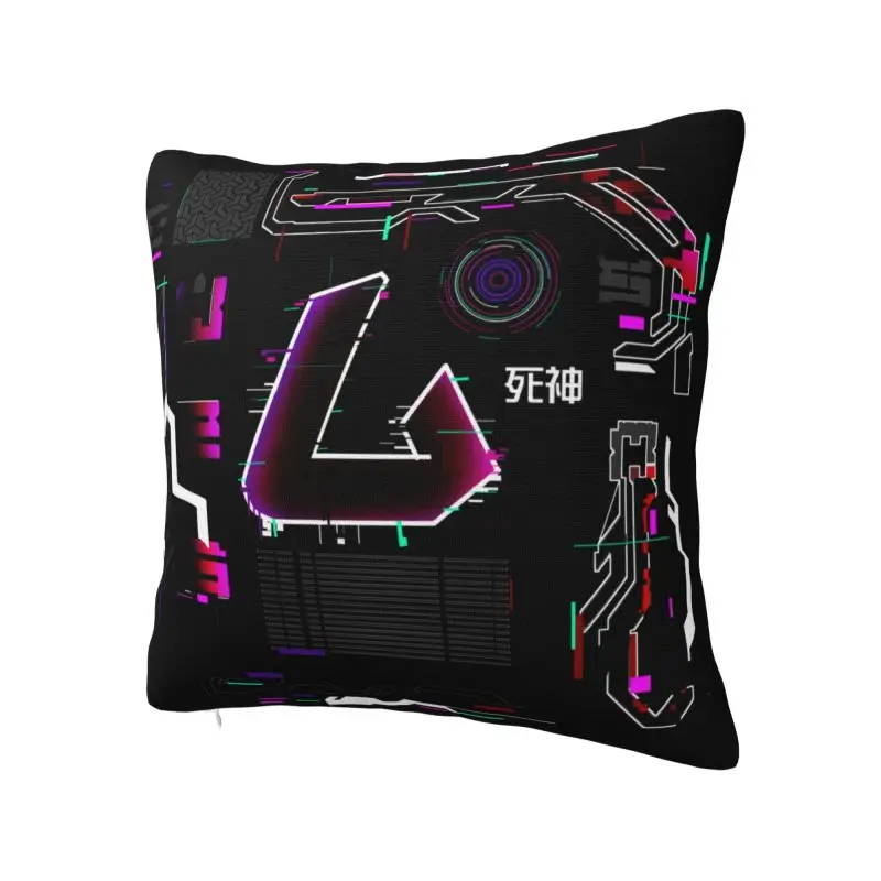 Tokyo Techwear Future Tech Street Wear Style Cushion Cover Velvet Throw Pillow Case Sofa Car Square Pillowcase Home Decorative