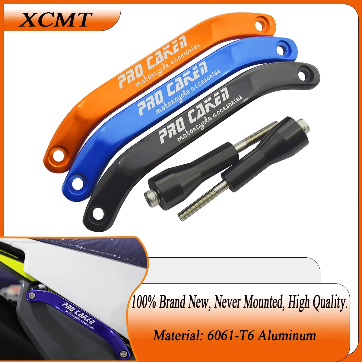 

Rear Seat Grab Handle CNC Rail Handle Handrail For KTM SX SXF XC XCF XCW EXC EXCF TPI SIX DAYS 125 150 250 300-450 500 2020-2023