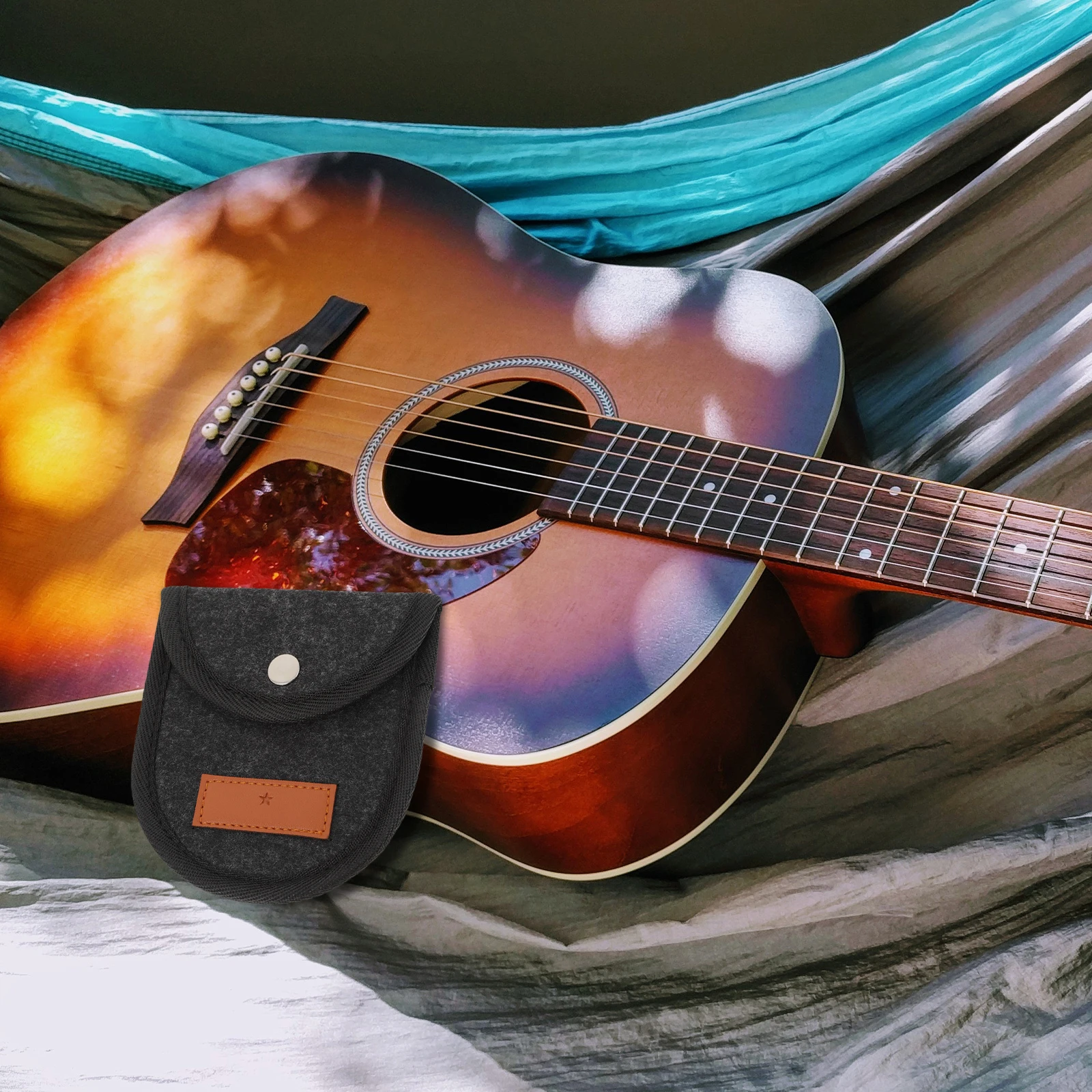 

Pick Storage Bag Plectrum Case Guitar Organizer Practical Electric Pouch Picks Holder Container