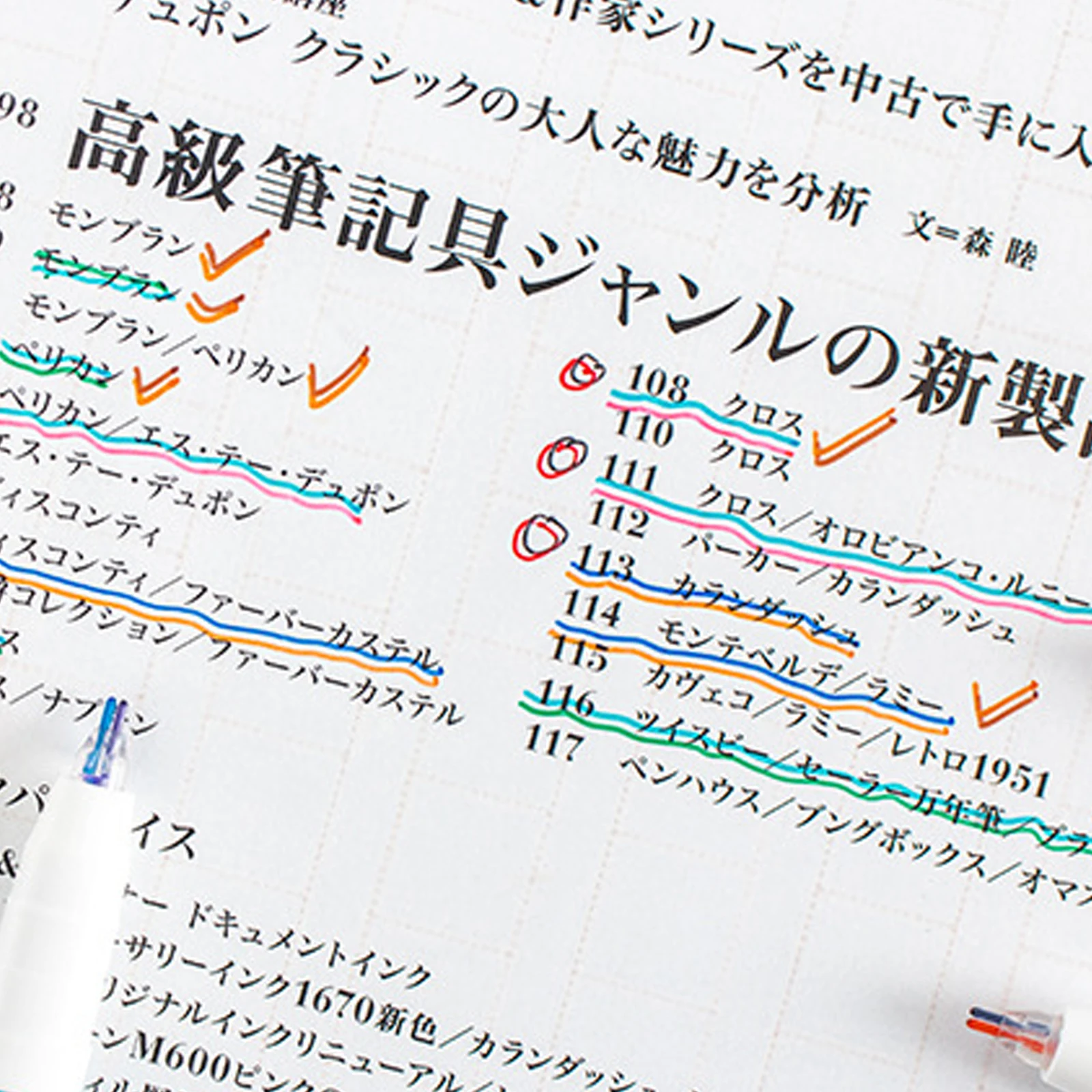 着色ジェルペン,ダブルライン,顔料ライナー,芸術的な描画のためのマーカー,落書き,サマリー,文房具,6個