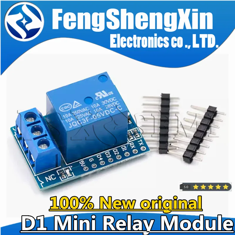 For Wemos D1 Mini Relay Shield One Channel for Wemos D1 Mini Relay Module For Arduino ESP8266 Development Board