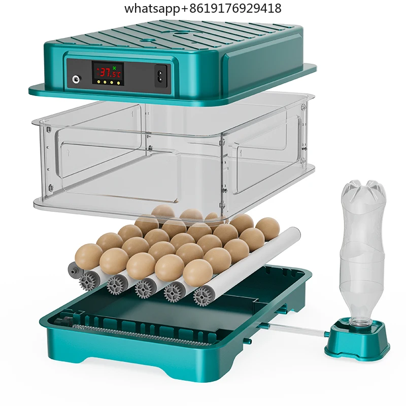 Inkubator Telur Otomatis Daya Ganda 24 Telur untuk Menetaskan Ayam, Bebek, Puyuh, Dijual