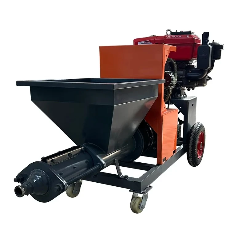 High-pressure 380V 3PHASE Efficient Paint Sprayer with 120/H Spraying Area 60L Hopper 2-Year Warranty for Walls Ceilings