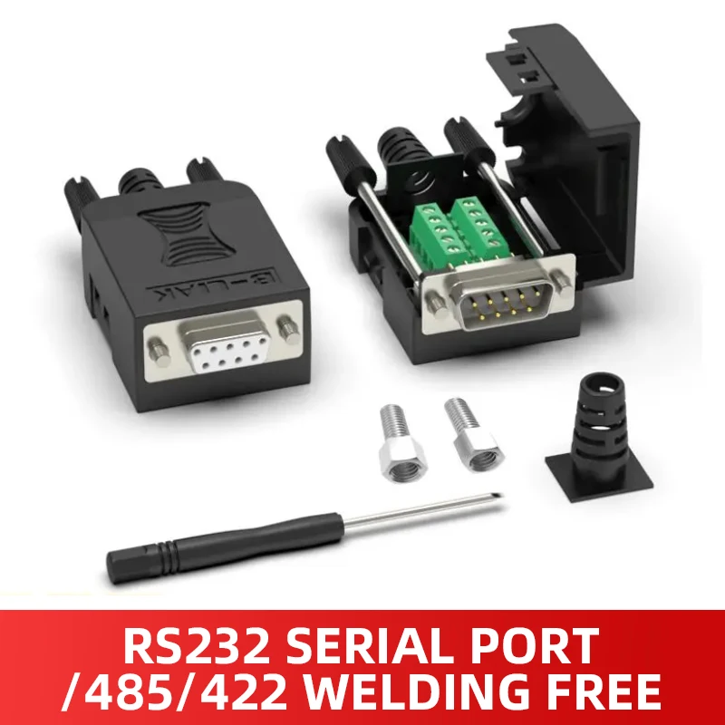 3 + 9 VGA RS232 ขั้วต่อเชลล์ DB9 DB15 DB25 Solderless ปลั๊ก 9Pin 15Pin 25Pin 37Pin D-SUB ชายหญิง Breakout Connector