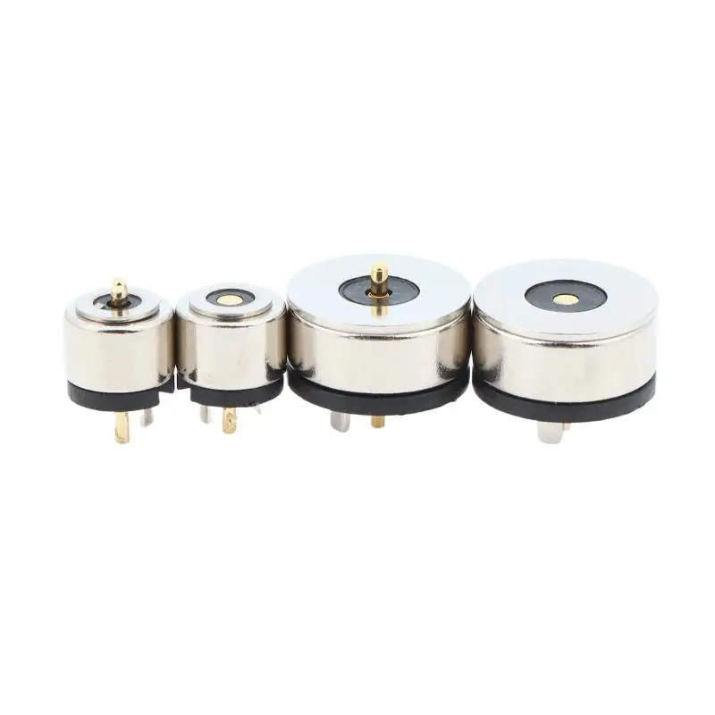1Set 2Pcs Round High Current Magnet Suction Spring Pogo Pin Connector Male And Female Probe DC Power Charging Magnetic Connector