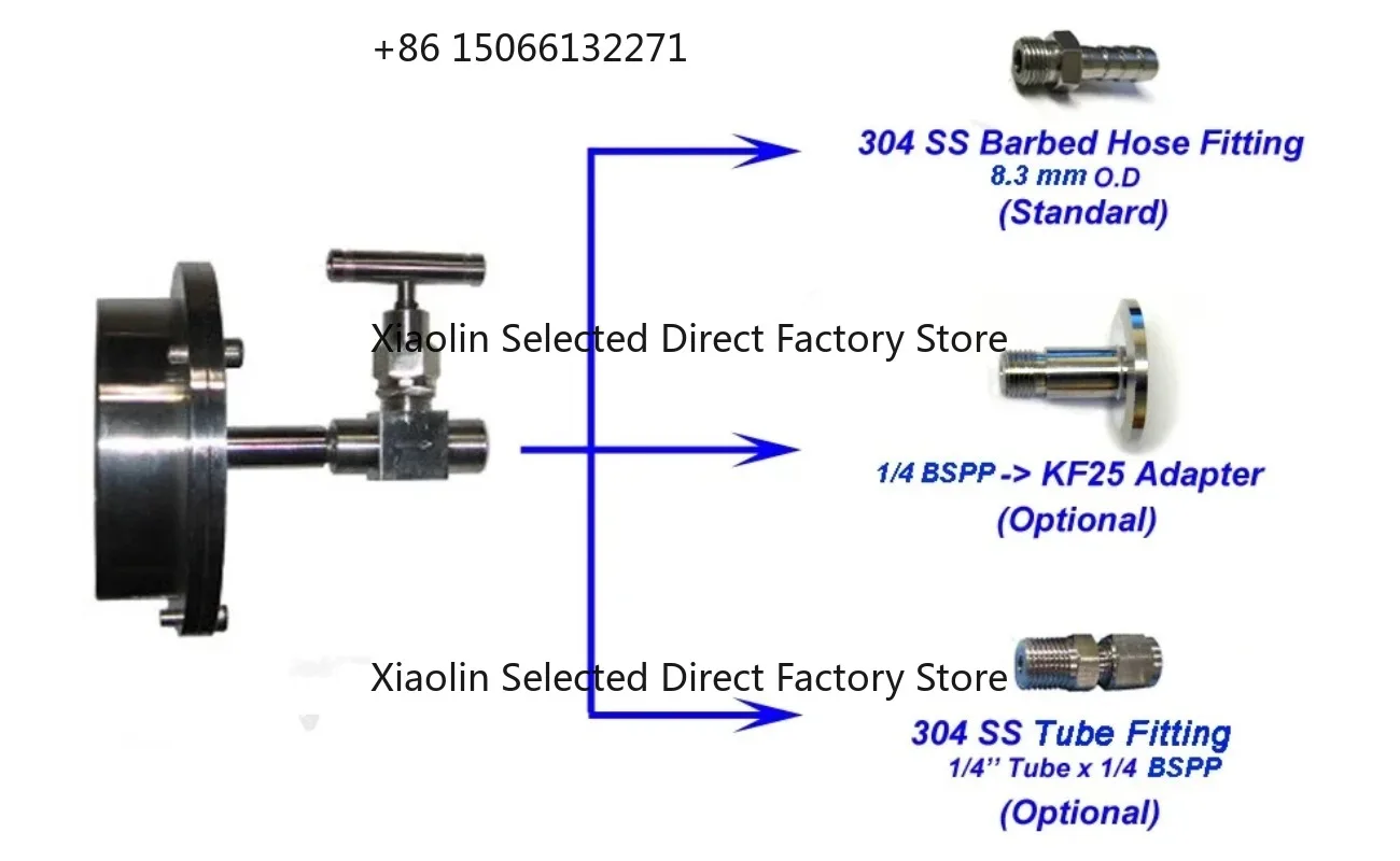 

2025 Tube Vacuum Sealing Flange Assembly for 50mm dia.Tube TCH- EQ-FL-50 / tube furnace flange