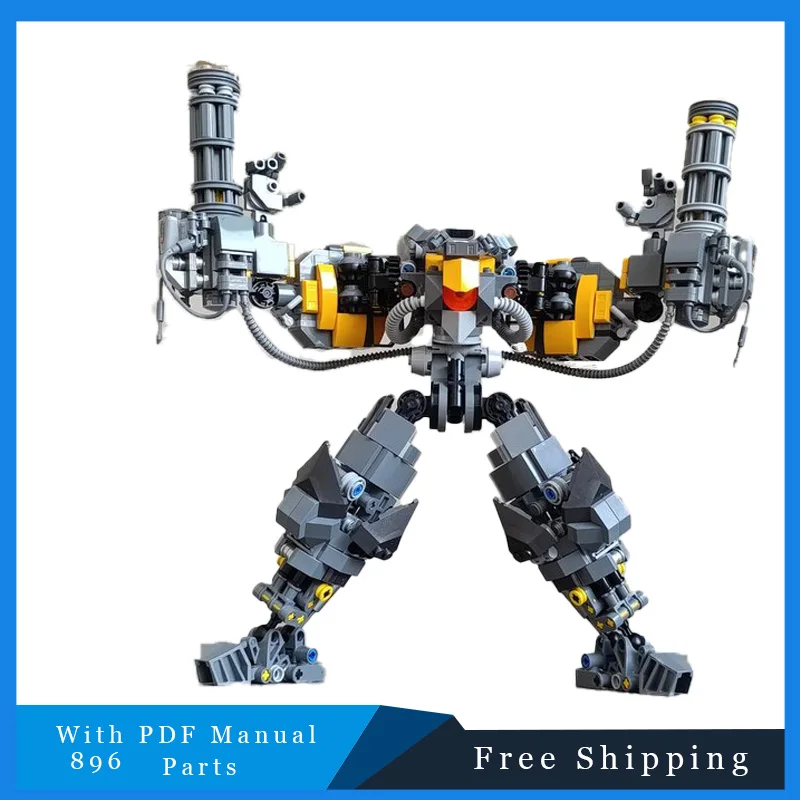 

8996 детали MOC, креативные строительные блоки, крутая боевая меха, модель кирпича, образовательные игрушки для самостоятельной сборки для детей, праздничные подарки