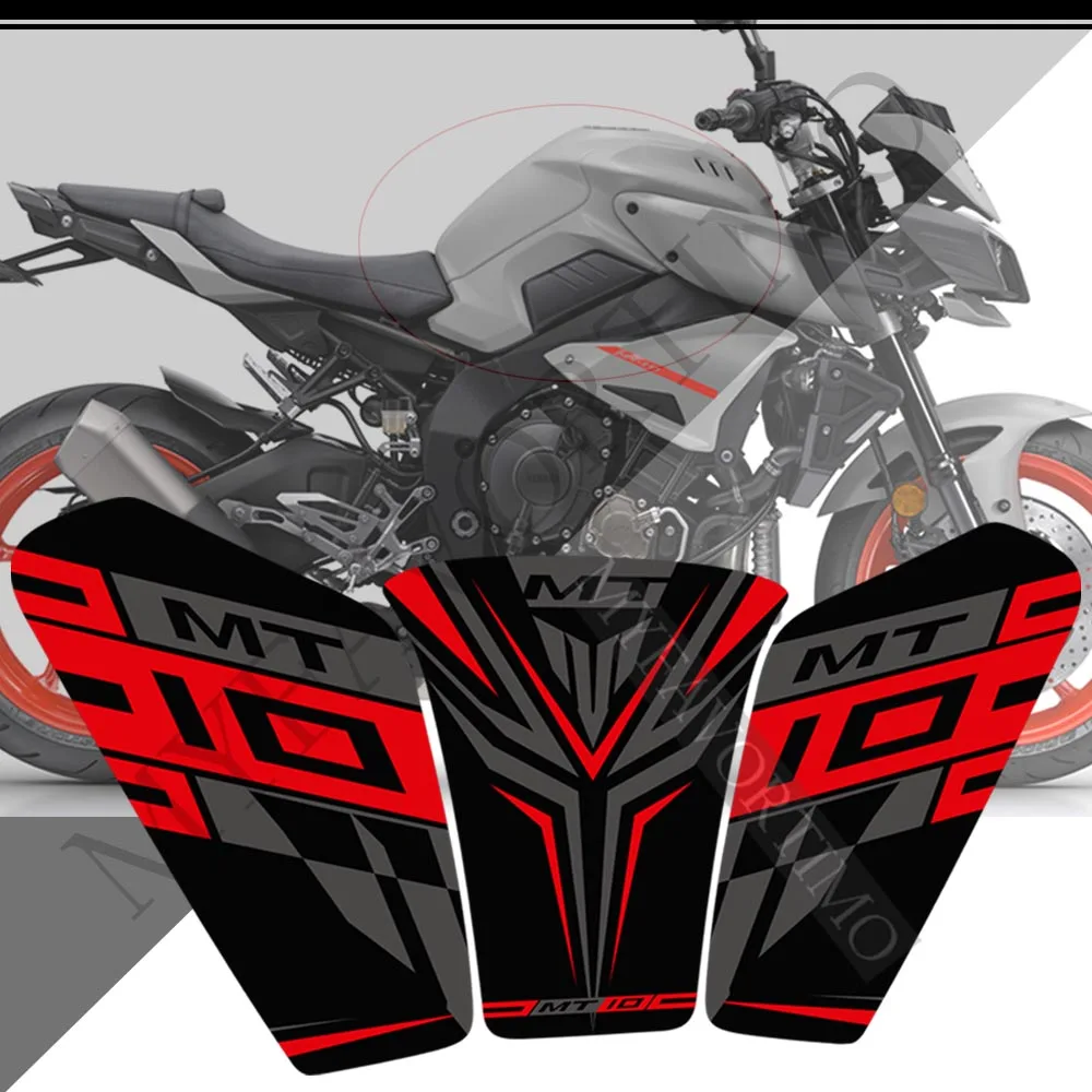 NEW For Yamaha MT10 MT-10 FZ MT 10 Motorcycle Knee Stickers Tank Pad Paint Protector Fairing Accessories Decal Fuel Gas 2016 UP