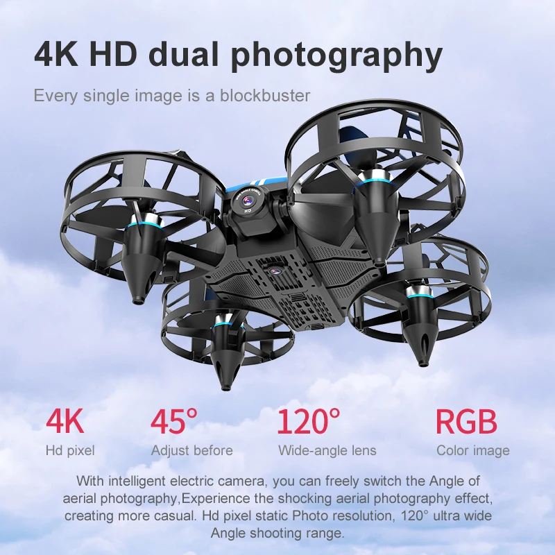 NIEUWE Mini Drone 812PRO beroep HD luchtdrone HD Camera met WiFi FPV RC Drone Hoogte Houden Helikopter Kinderen Speelgoed instapniveau