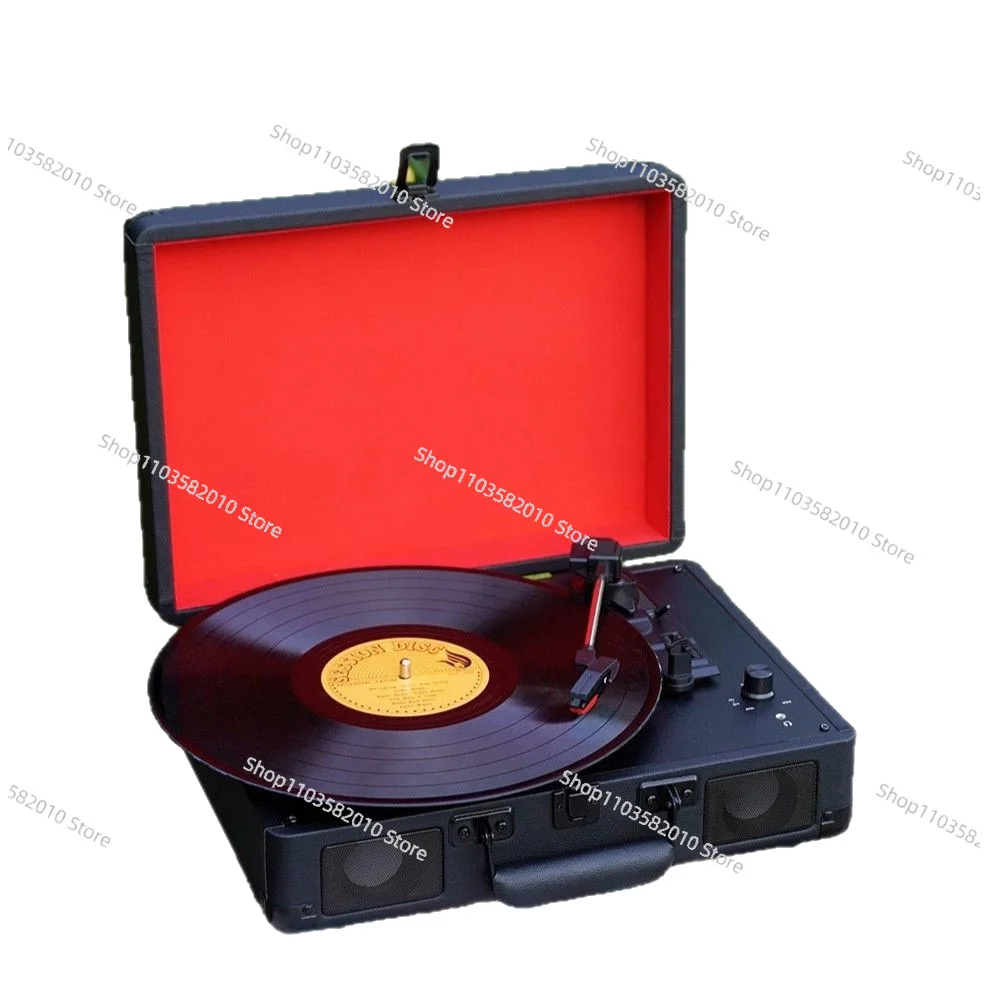 Vinyl record turntable machine retro phonograph living room European Bluetooth speaker audio ornament creative housewarming gift