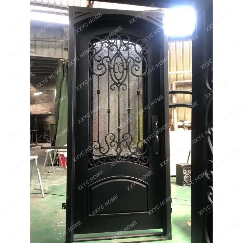 XX Customization Best Welcome  Exterior Main Door Iron Gate Design Iron Doors Wrought Iron Door