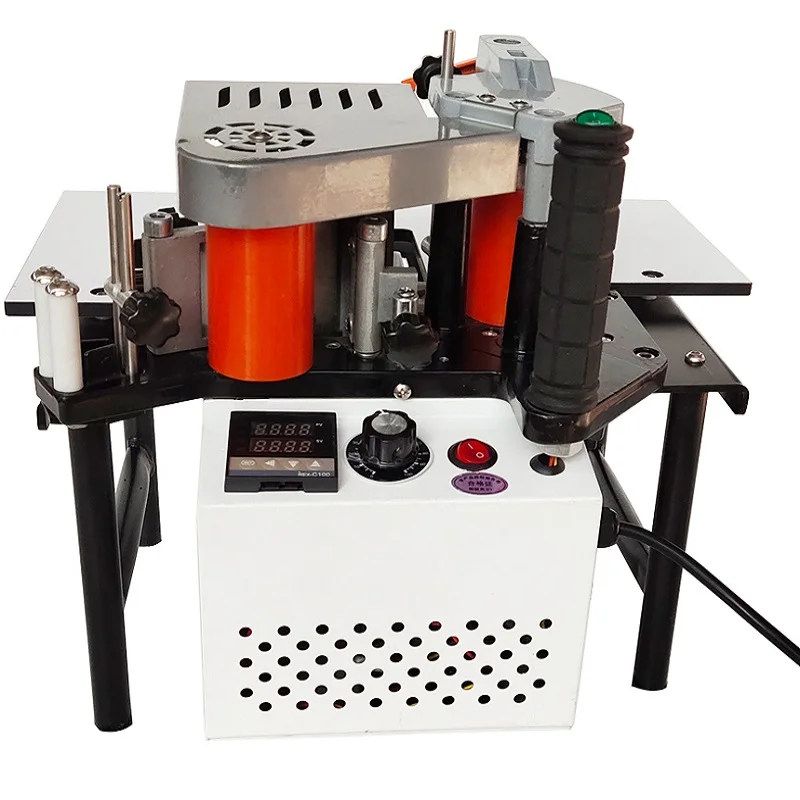 1200W Manual Edge Gluing Machine Double Side Gluing Portable Edge Banding Machine Woodworking Edge Gluing Machine 220V 110v