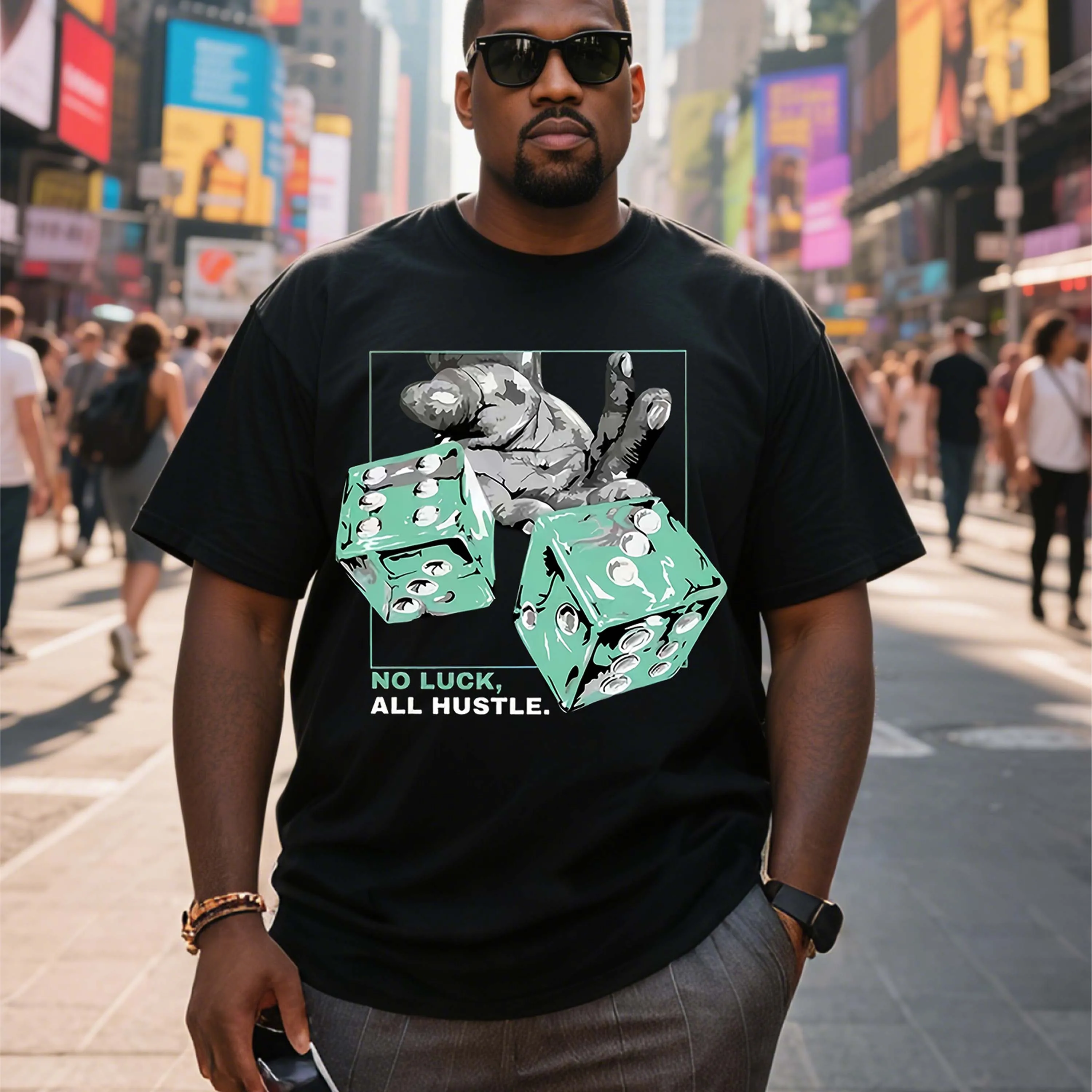 

Мужская футболка больших размеров, черная с круглым вырезом из чистого хлопка, подходит для верхней одежды весной и летом, повседневная и удобная