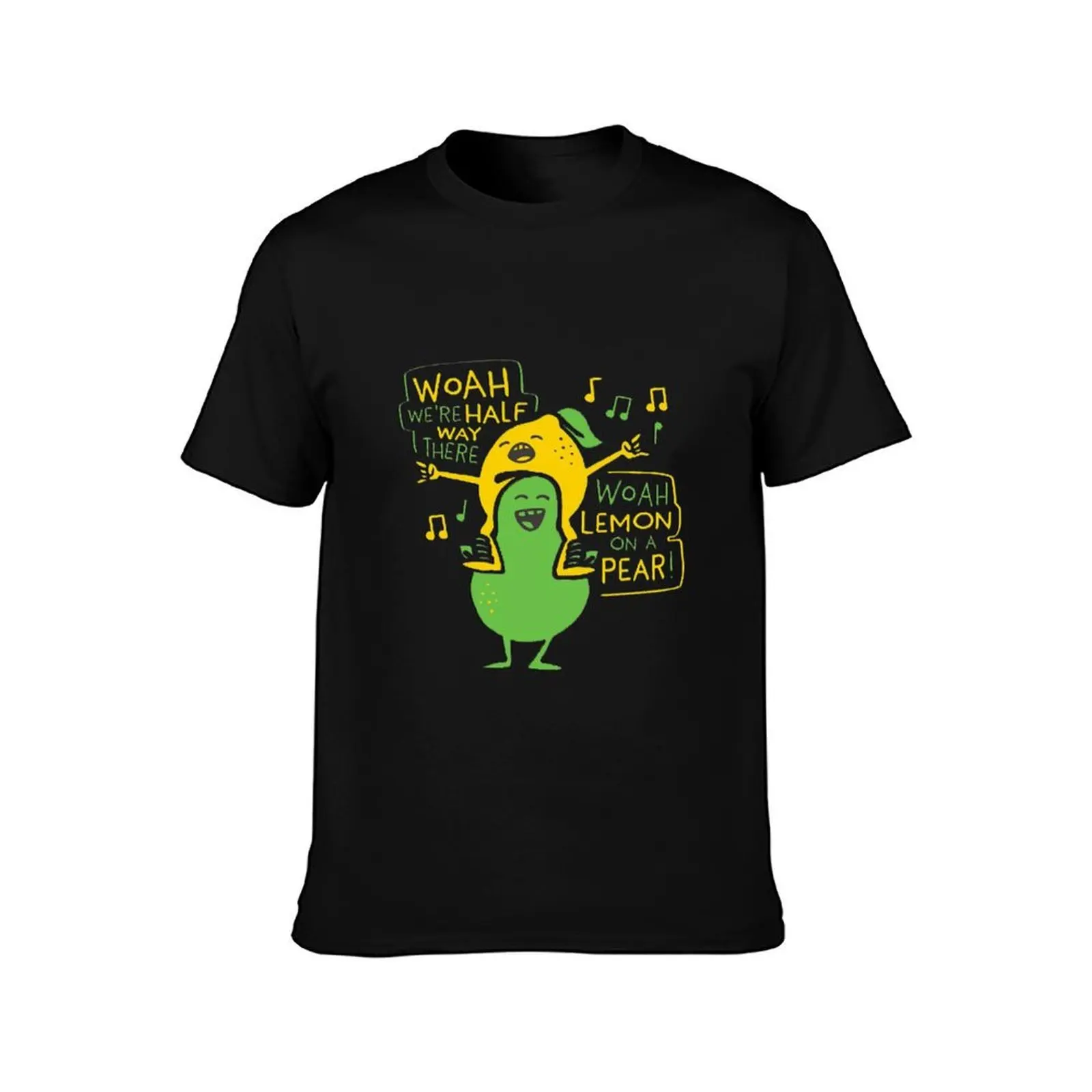 lemon on a pear T-Shirt Daily Casual Short Sleeve Tee Shirt T-Shirt