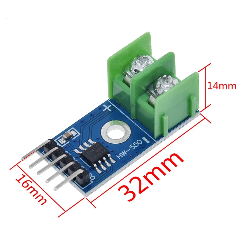 Módulo MAX6675 + Sensor termopar tipo K, módulo de grados de temperatura
