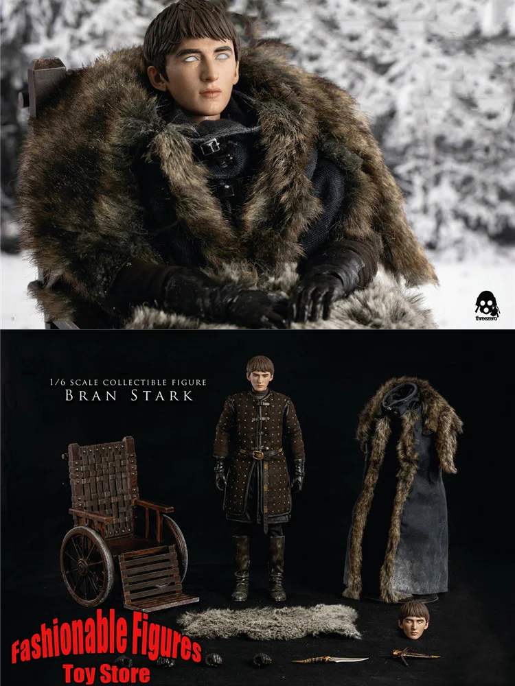 ThreeZero 3Z0093 1/6 Collectible Figure Prophet Bran Stark Full Set 12Inch Men Soldier Action Figure Normal/Deluxe Edition Toys