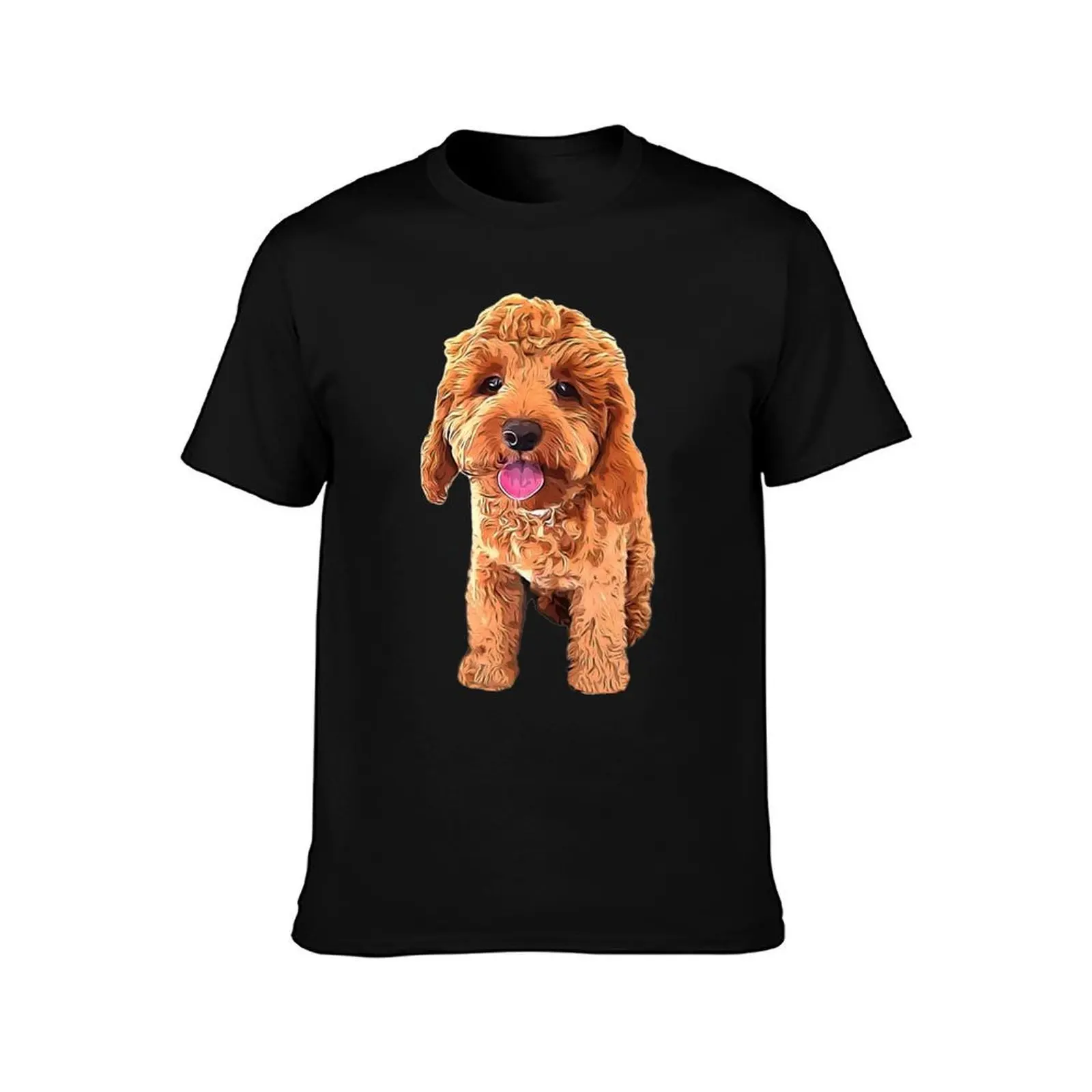Spoodle Cockapoo Cavapoo Golden Doodle Beauty T-Shirt Retro Graphic Print T-Shirt