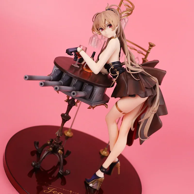 Figurki z Azur Lane Jean Bart figurki posąg dziewiczego statku zbiera modelowe gra peryferyjna kwadratowe dekoracja biurka prezent dla dzieci dla dorosłych