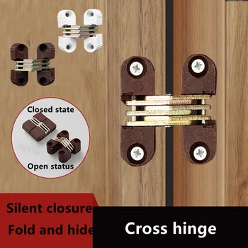 พลาสติกซ่อนบานพับ 33x11 มม.พลาสติกที่มองไม่เห็นพับประตูบานพับประตูหน้าต่างโต๊ะรับประทานอาหารเฟอร์นิเจอร์อุปกรณ์เสริม