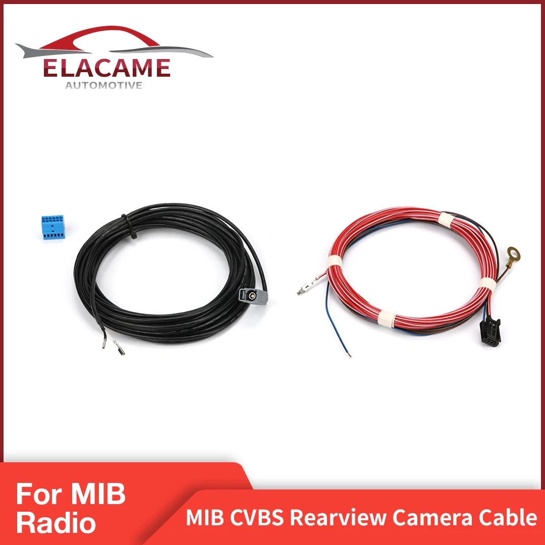 

MQB 3 lines track Rear view Camera Cable Harness for VW MIB Car Radio RCD360 RCD330 RCD410 Reversing Camera Wiring Harness