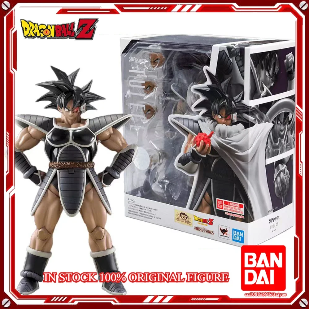In Stock Original Bandai S.H.Figuarts Dragon Ball Z Turles Tulece Goku อะนิเมะตัวเลขของขวัญสะสมของเล่นเครื่องประดับ