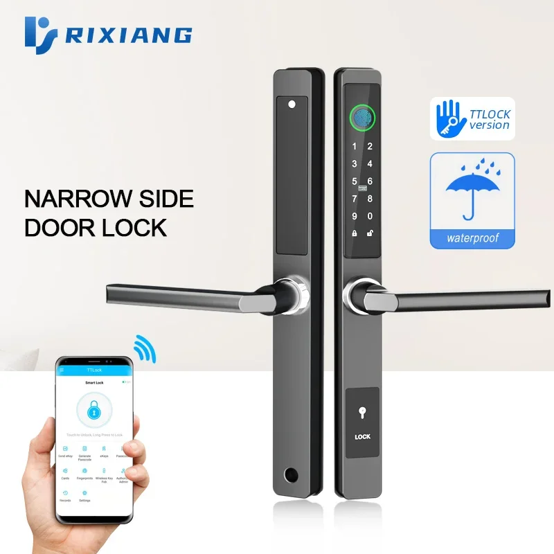 Aluminum Alloy Fingerprint lock Card TUYA APP waterproof Mechanical password dooroom laptop lock Key Unlock RFID  smart lock