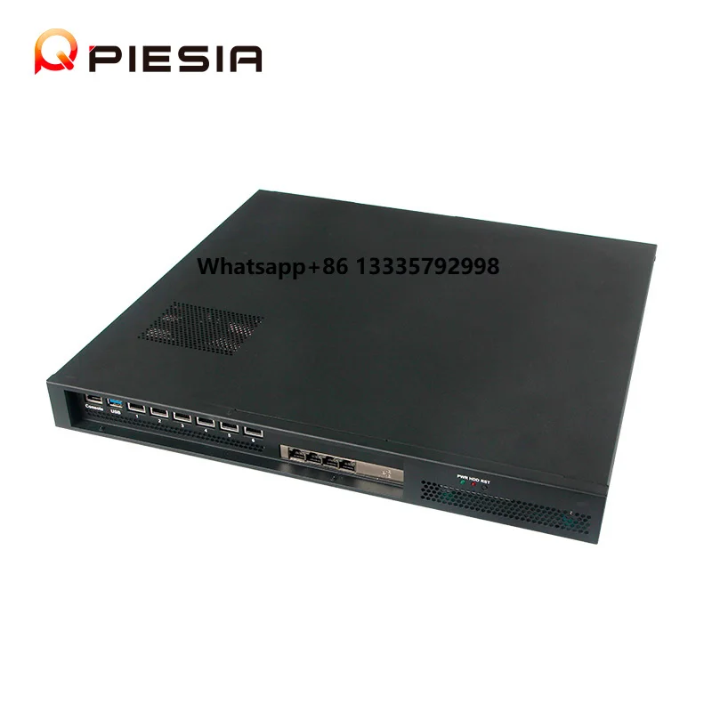 

1U Rack Mount Computer Chassis 11th Gen Core I5 1135G7 I7 1165G7 6 Lan Port Firewall Appliance Network Security 1U Server Case
