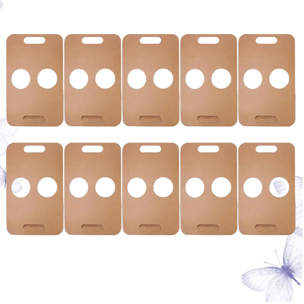 20Pcs Drink Carrier Tray Disposable Coffee Packing Holder White Single Slot Portable Cup Holder for Takeout Milk Tea Coffee