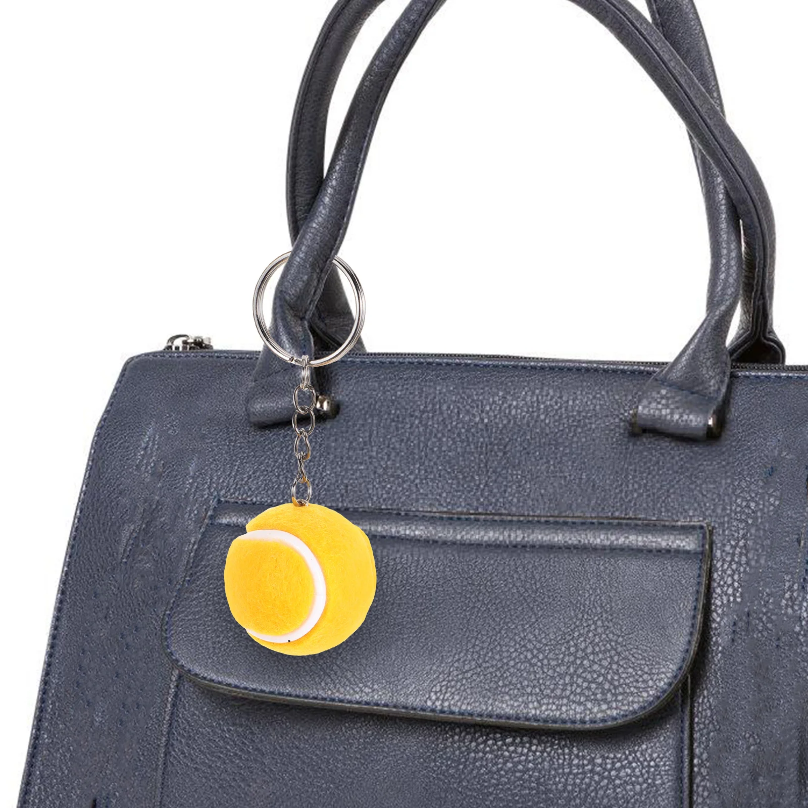 

5Pcs Tennis Keychain Creative Mini Tennis Ball Pendant for Bag Car Key Cellphone Decoration Souvenir Gift Keychain Pendant