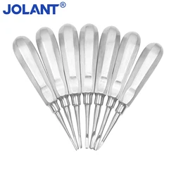 JOLANT Dental Elevator Stainless Steel Dentist Tool Surgical Instrument Tooth Extraction Tool Straight Curved Teeth Elevator Lab
