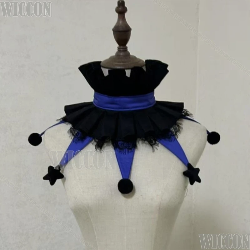 Clown Collar Cosplay Loose ruff collar Fairy tale circus clown fake collar Halloween Woman Man disfraz halloween mujer Navidad