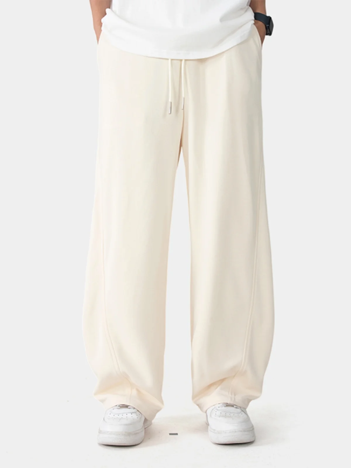 

Cleanfit American Sle Casual Long Pants Men's Spring Autumn New Loose Straight Tube Trendy Brand Heavyweight Sport Sweatpants