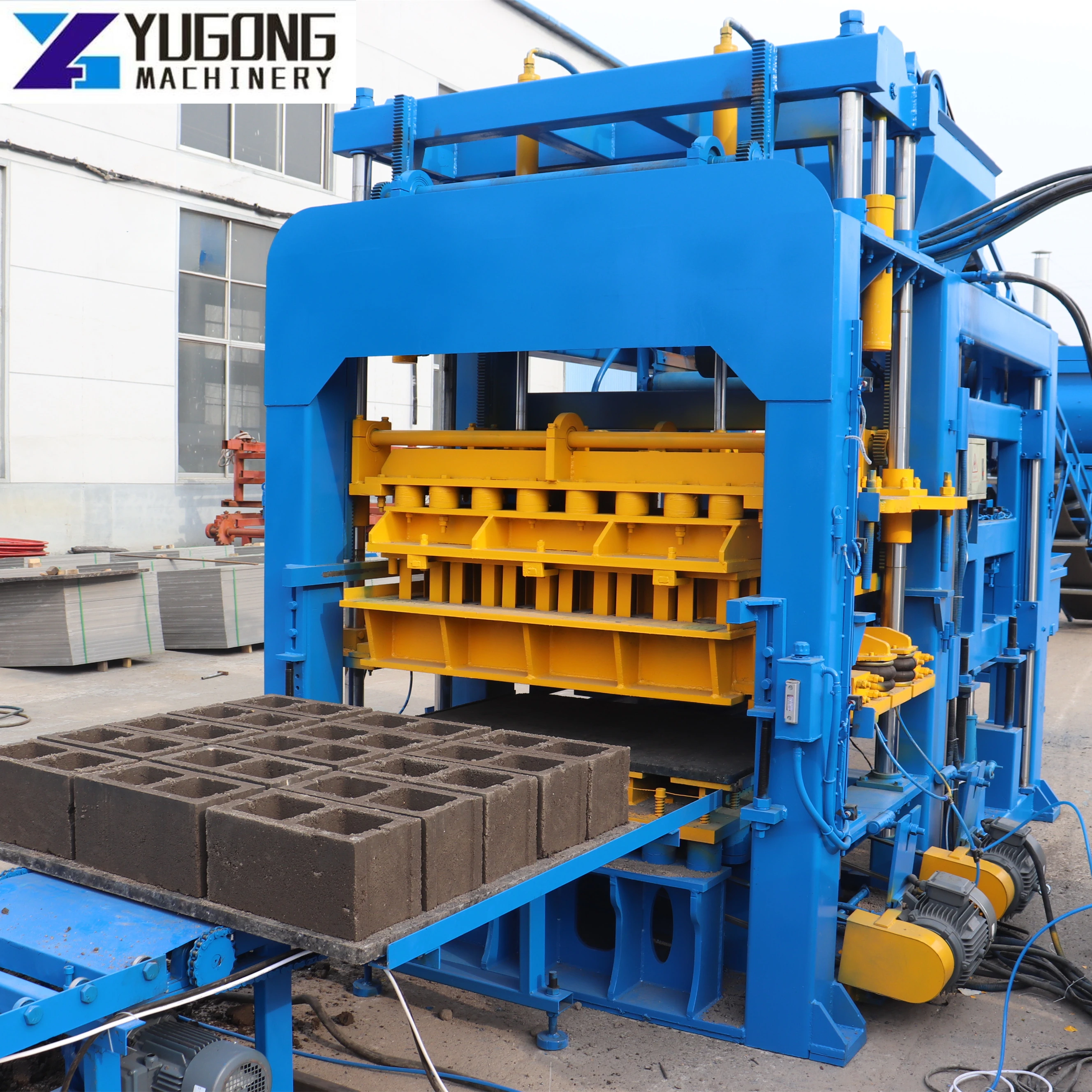 YG Honduras Concrete Block Making Machine Automatic