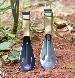 Multifuncional Gardening Shovel para Outdoor, Militar Garden Tools, Cavando Trowel, Cavando Trowel, Camping, Sobrevivência