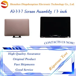 Replacement For MacBook Air M1 2020 A2337 Full LCD Screen Display Assembly Monitor Rose Gold Space Gray Silver Change Monitor