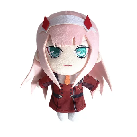 20cm FRANXX 02 봉제 인형의 달링 FRANXX ZERO TWO의 애니메이션 소프트 인형 봉제 인형 귀여운 플러시 베개 장난감 인형