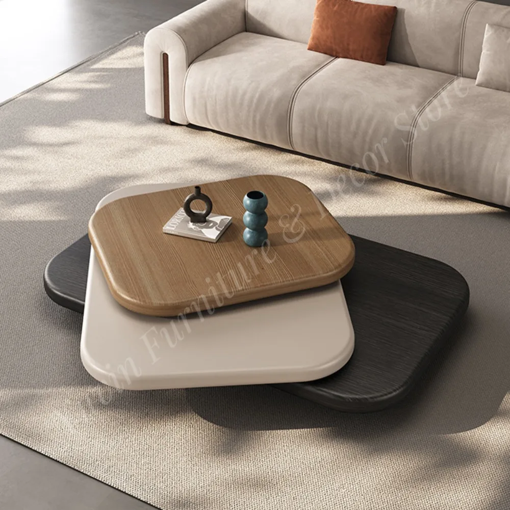 Modern Design Coffee Table Rotating Coffee Table Living Room Coffee Table Extendable