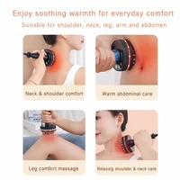 Electric Gua Sha Massager, Heating Body Massage Brush for Neck, Shoulder, Back, Legs and Abdomen, Portable Warm Massage Device f 2