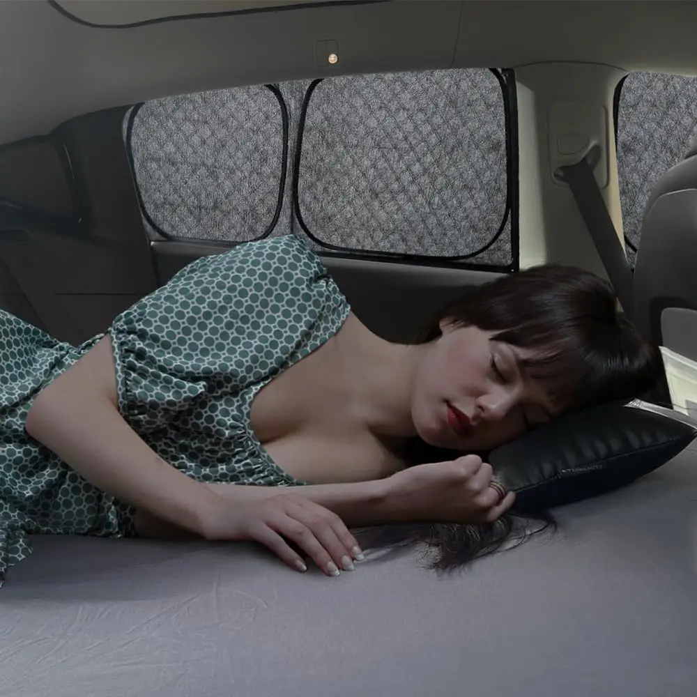 

Upgraded Camping Privacy Curtain for Model 3, Fit Highland Model 3. 4-Layer 7-Piece Camping Shades, Windshield Cover, Sunshades,