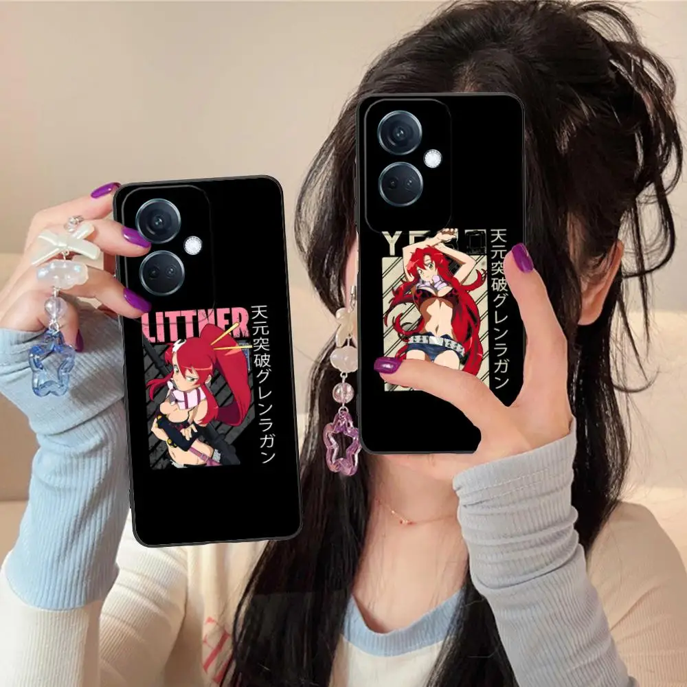 Funda de teléfono móvil de TPU mate con estampado colorido de Anime Yoko Littner para OPPO Find X9 X8 X7 X6 X5 X3 X2 Plus s Pro Ultra Lite